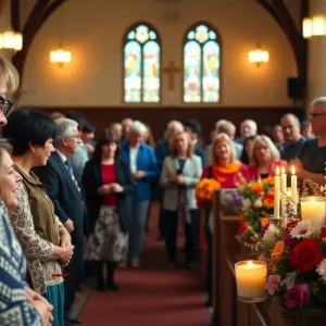 A community gathering at Valley Forge Free Will Baptist Church in remembrance of Donnie Marie Williams.