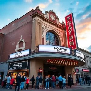 Cameo Theatre in Bristol with audience outside