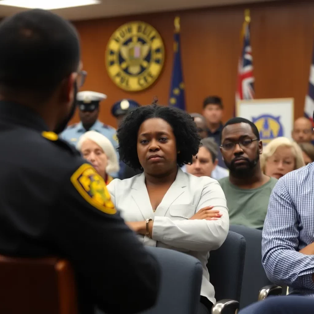 City hall meeting addressing police misconduct issues