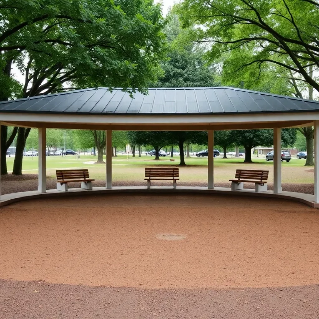 Rotary Park in Kingsport after pavilion removal