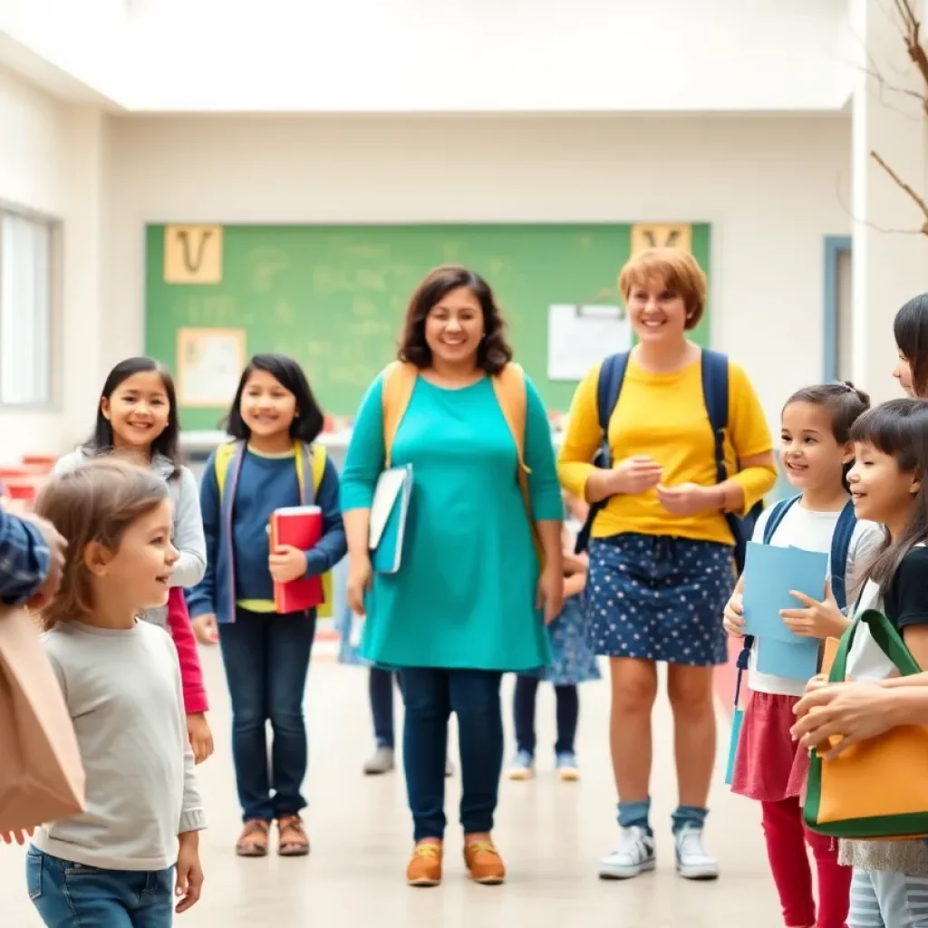 Community members participating in school activities