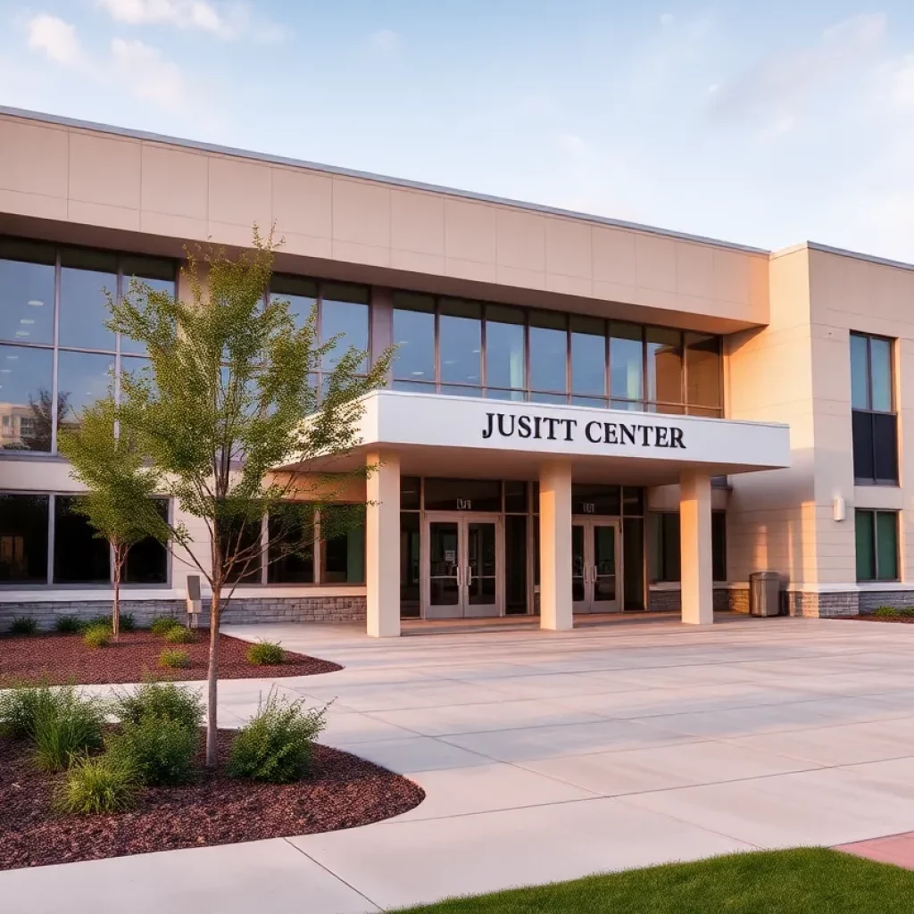 Exterior of renovated Kingsport Justice Center