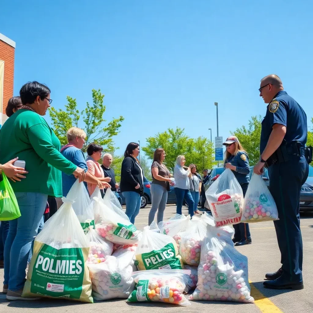Community members participating in the Bristol Drug Take Back Event