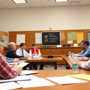 Bristol Schools Board members discussing public education