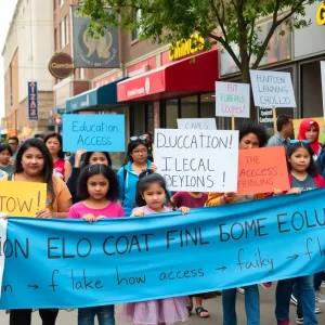 Community Protest Against Education Bill