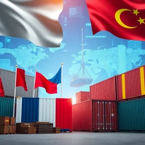 Symbolic representation of India U.S. trade discussions