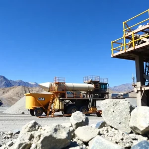 Industrial mining site focused on critical minerals