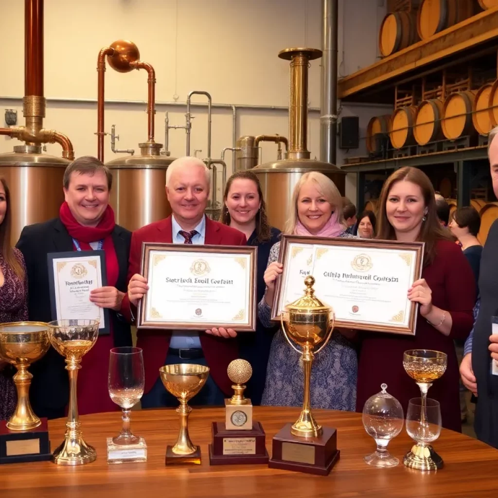 A gathering at the Pinnacle Awards in Northeast Tennessee, featuring tourism professionals.