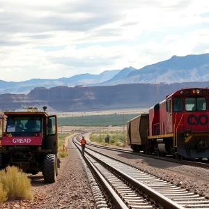 Construction of the Uinta Basin Railway in Utah
