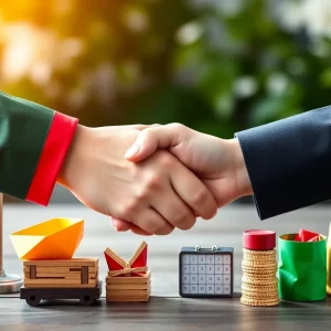 Graphic representation of UK US trade deal