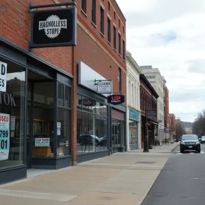 Closed Businesses in Downtown Knoxville