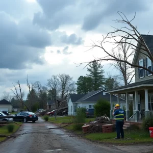 Damage caused by the North Dakota tornado outbreak