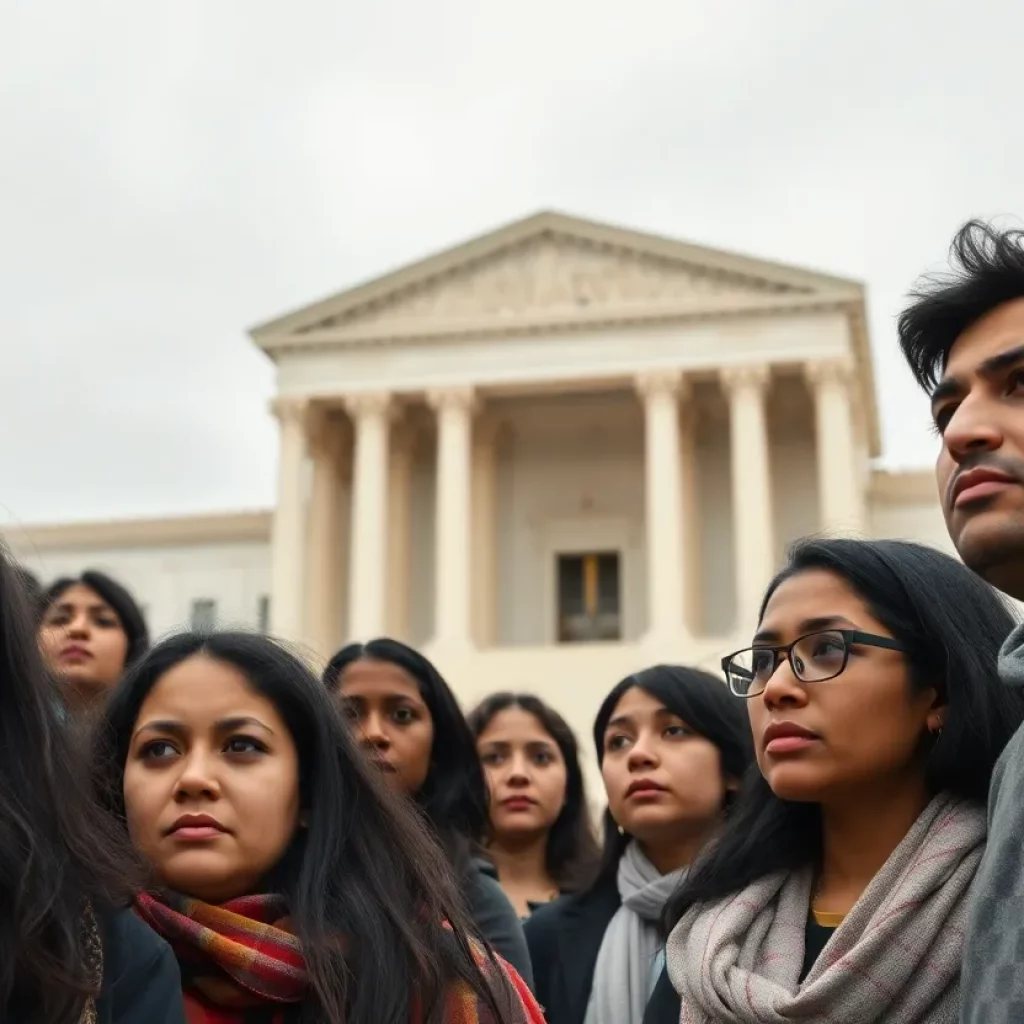 Immigrant communities demonstrating concern over Supreme Court ruling