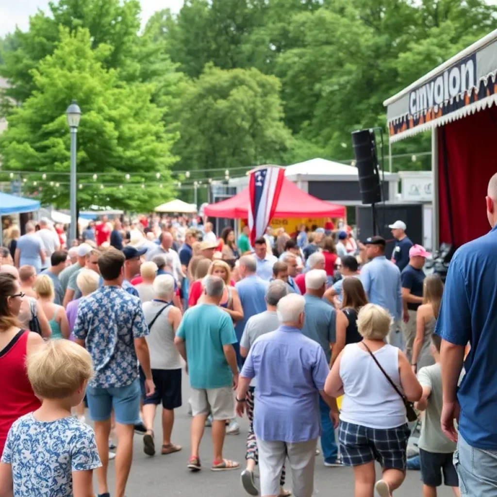 People enjoying summer theater events in Abingdon, VA.