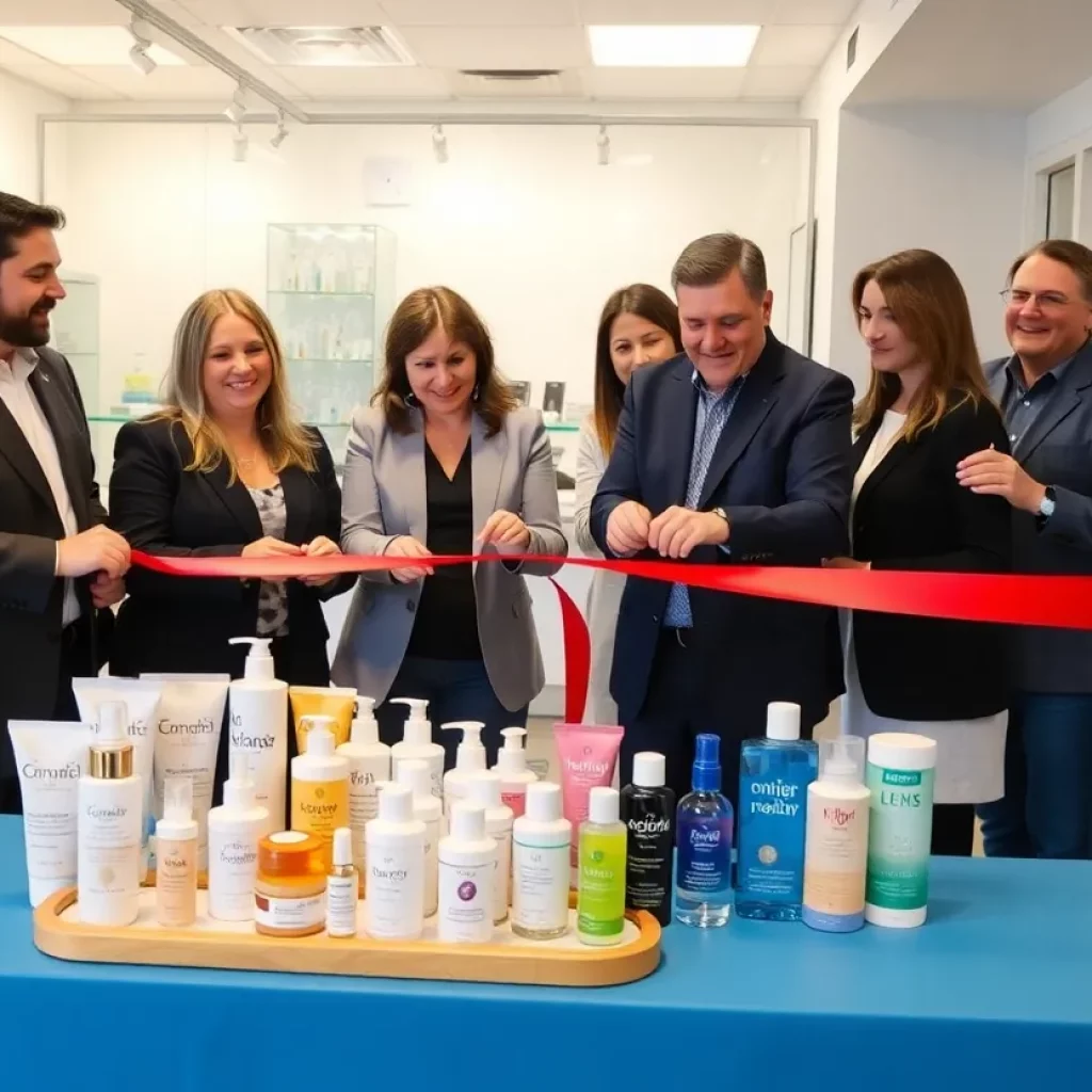 Dude Wipes Ribbon-Cutting Ceremony