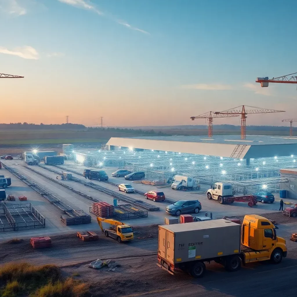 Ford BlueOval City Construction