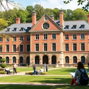 King University campus showcasing traditional architecture and greenery