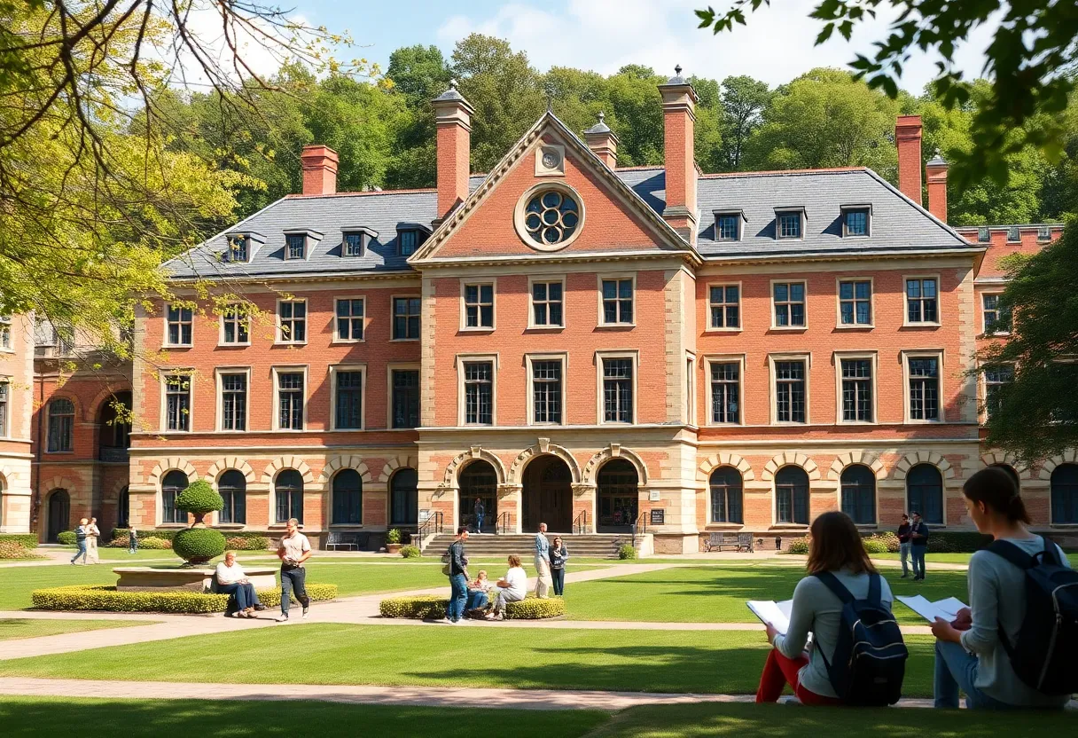 King University campus showcasing traditional architecture and greenery