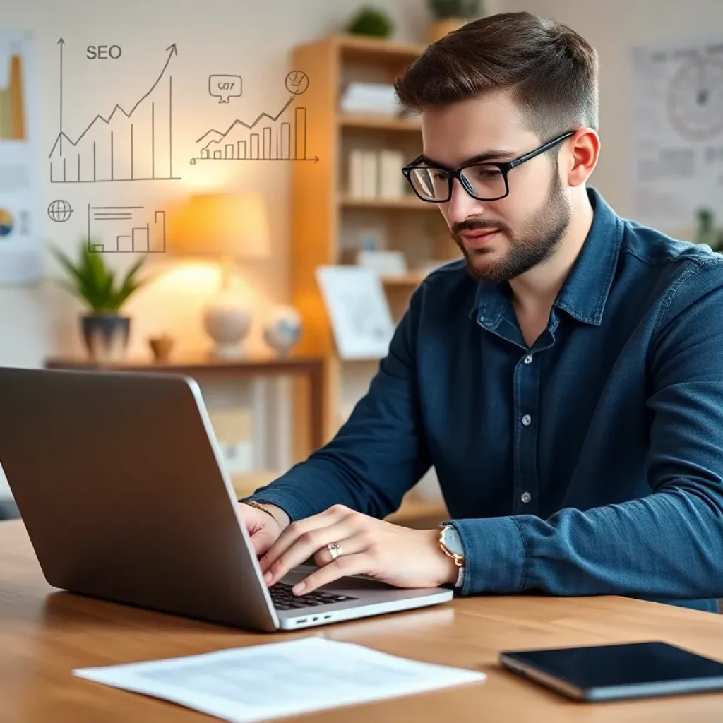 A small business owner focused on digital marketing strategies.