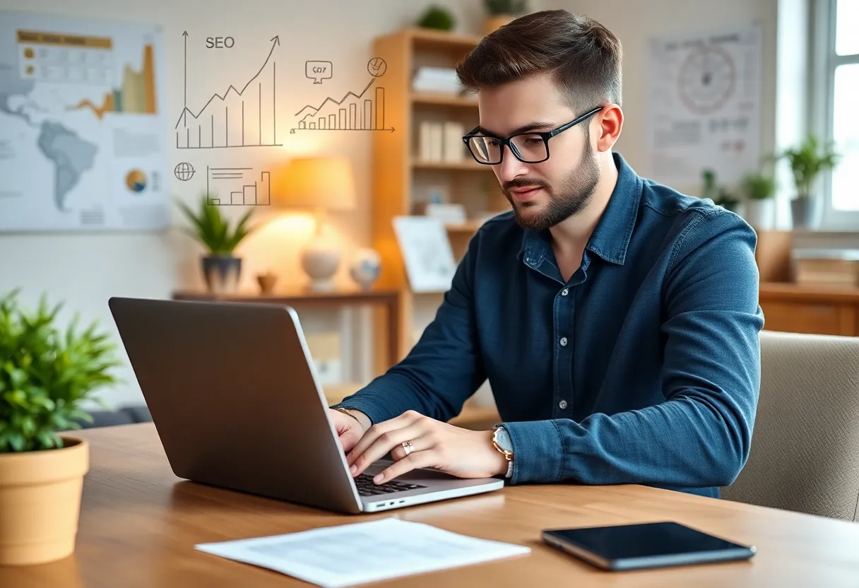 A small business owner focused on digital marketing strategies.