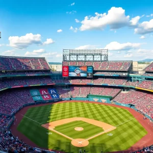 Baseball game between Toronto Blue Jays and Baltimore Orioles at Oriole Park
