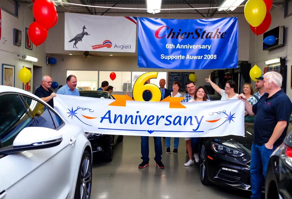 Detailed Automotive 6th Anniversary Celebration