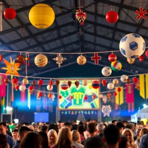 Community events in Morristown with music and art displays