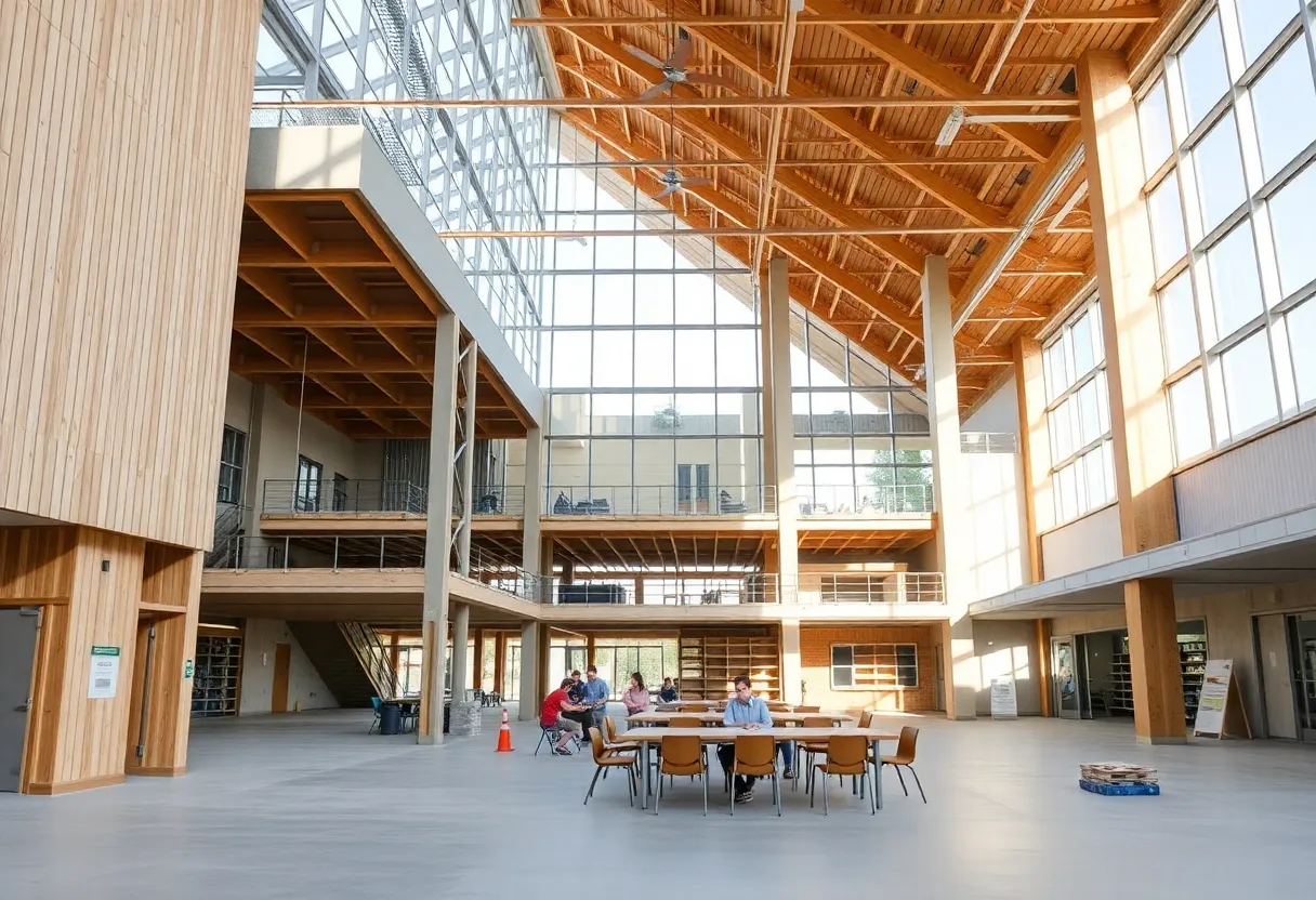 Mount Hope High School construction site