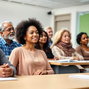 Seniors participating in college courses at King University
