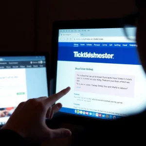 User encountering TicketMaster error 401 on their computer screen