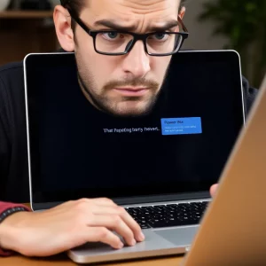 User experiencing webpage error on news website