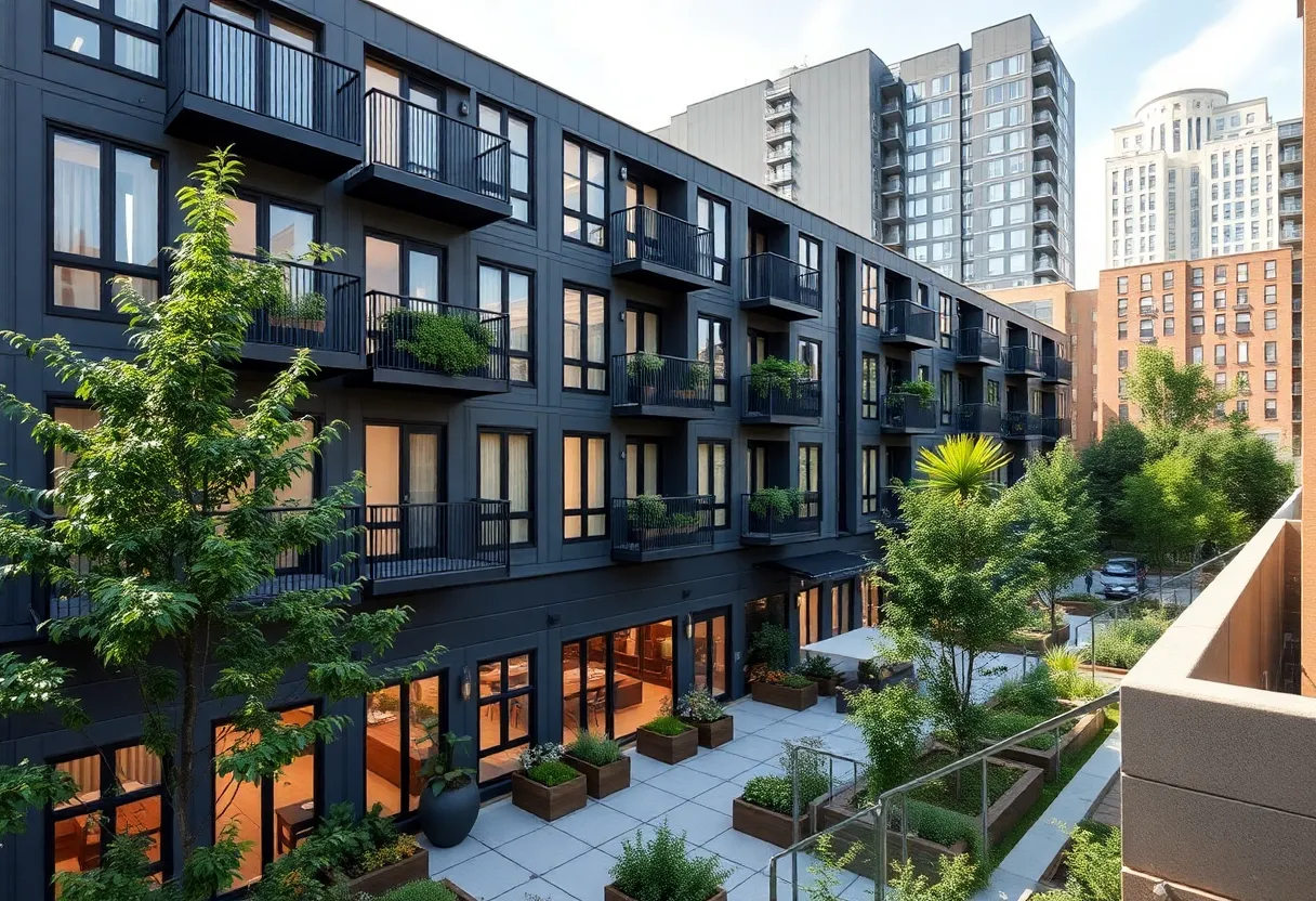 Construction of the Avon River Apartments in Costa Mesa