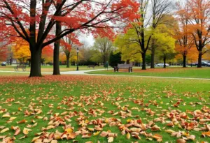 Community park in Bristol, TN symbolizing remembrance