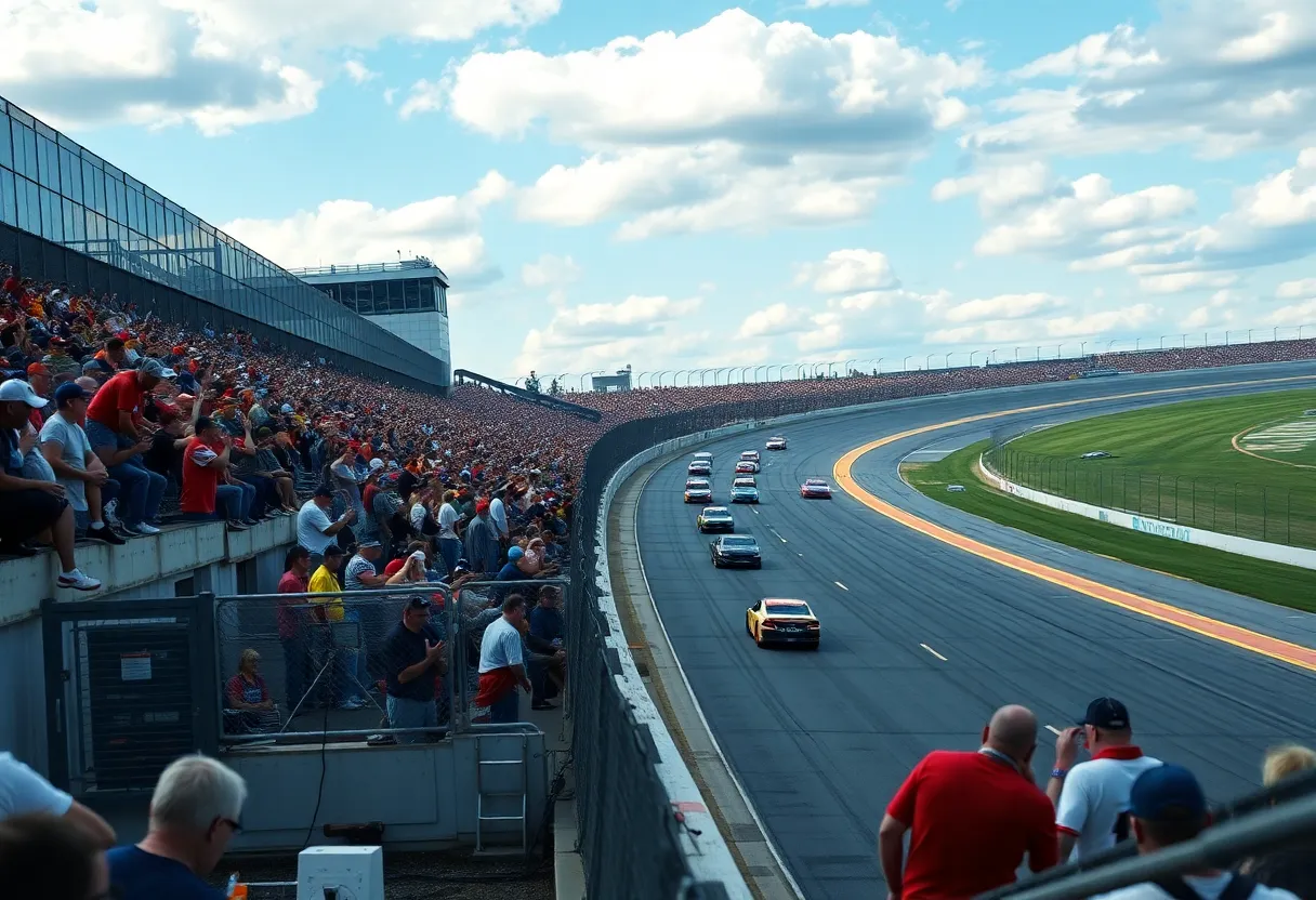 NASCAR race at Bristol Motor Speedway