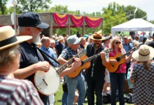 Crowd enjoying performances at the Bristol Rhythm & Roots Reunion