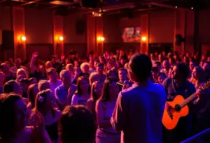 Audience enjoying a concert