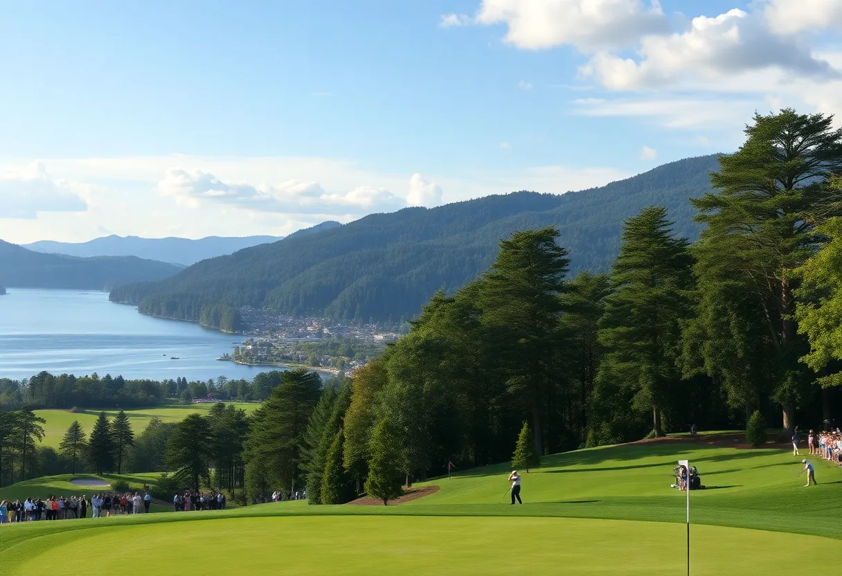 Golfing event at Delaware Open Championship