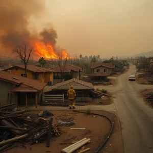 Destruction caused by the Eaton fire in Southern California
