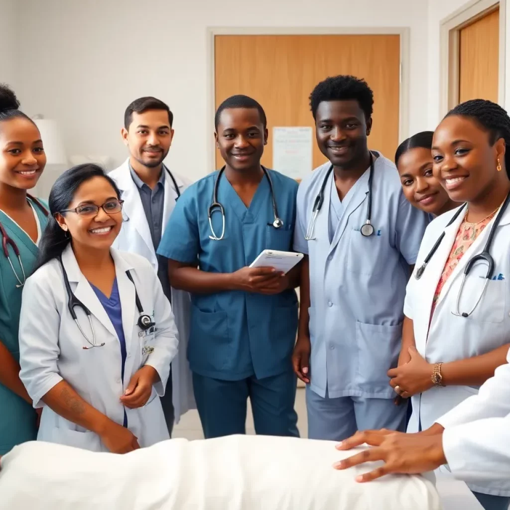 Healthcare professionals providing services in Bristol community clinic