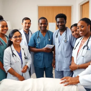 Healthcare professionals providing services in Bristol community clinic