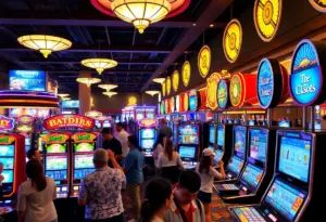 Guests enjoying gaming at Hard Rock Casino in Bristol