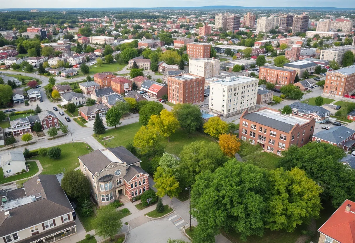 A visual representation of the Horizon 2045 Growth Management Plan for Johnson City