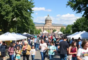 Community members enjoying various events in Kingsport