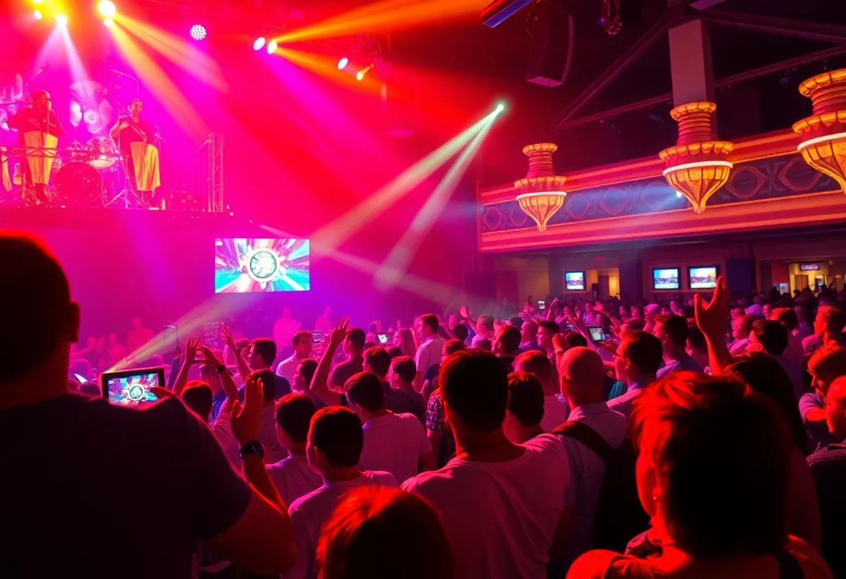 Crowd enjoying a concert at Hard Rock Hotel & Casino Bristol