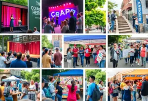 A collage representing various events in the Tri-Cities area for September.