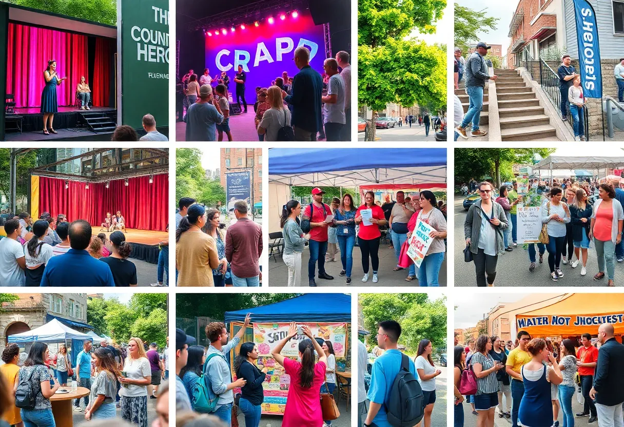 A collage representing various events in the Tri-Cities area for September.