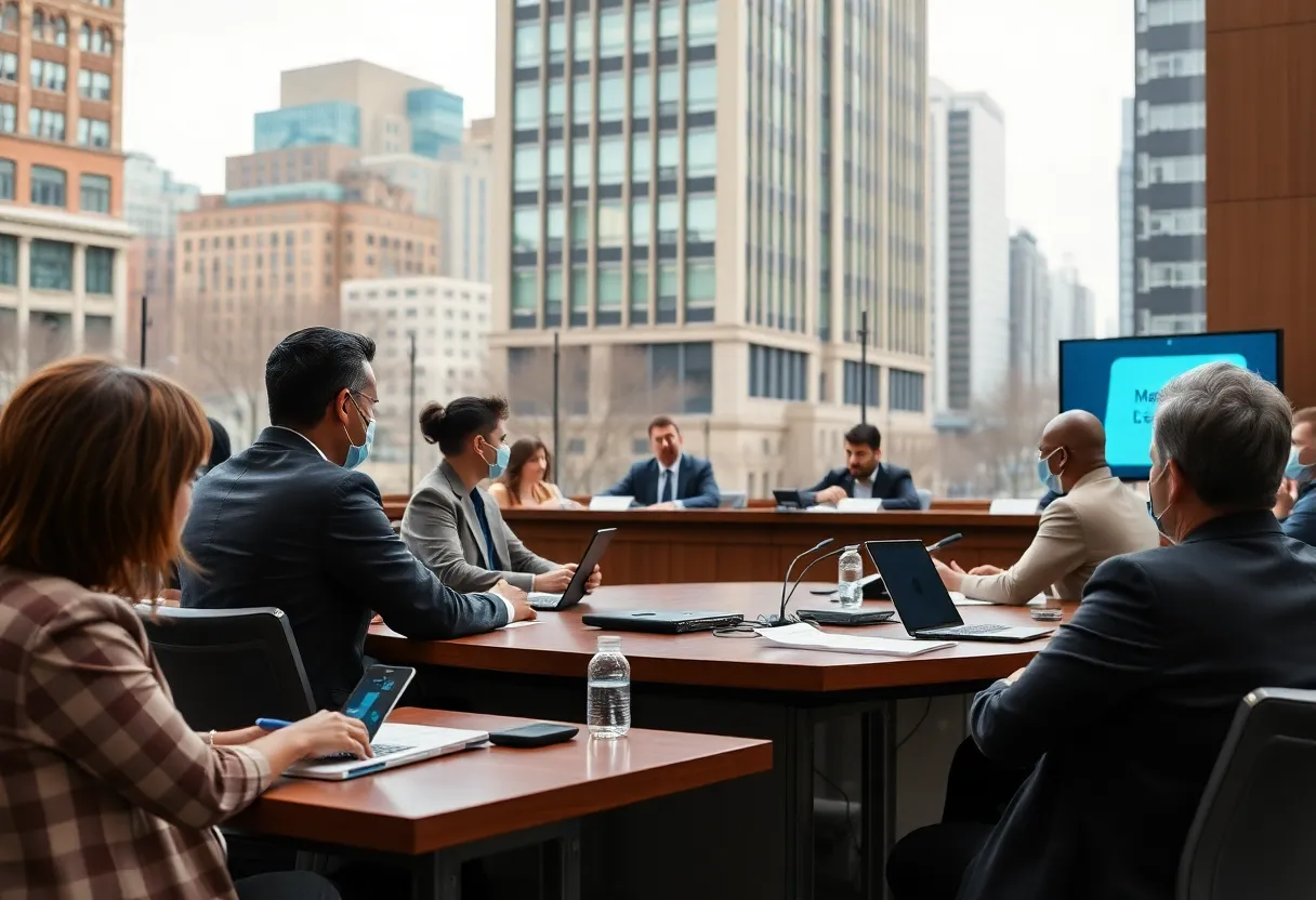 Image of Bristol City Council meeting in session