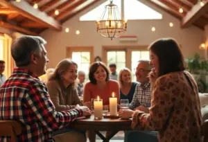 Community gathering in celebration of Anne Currie Kiskinis