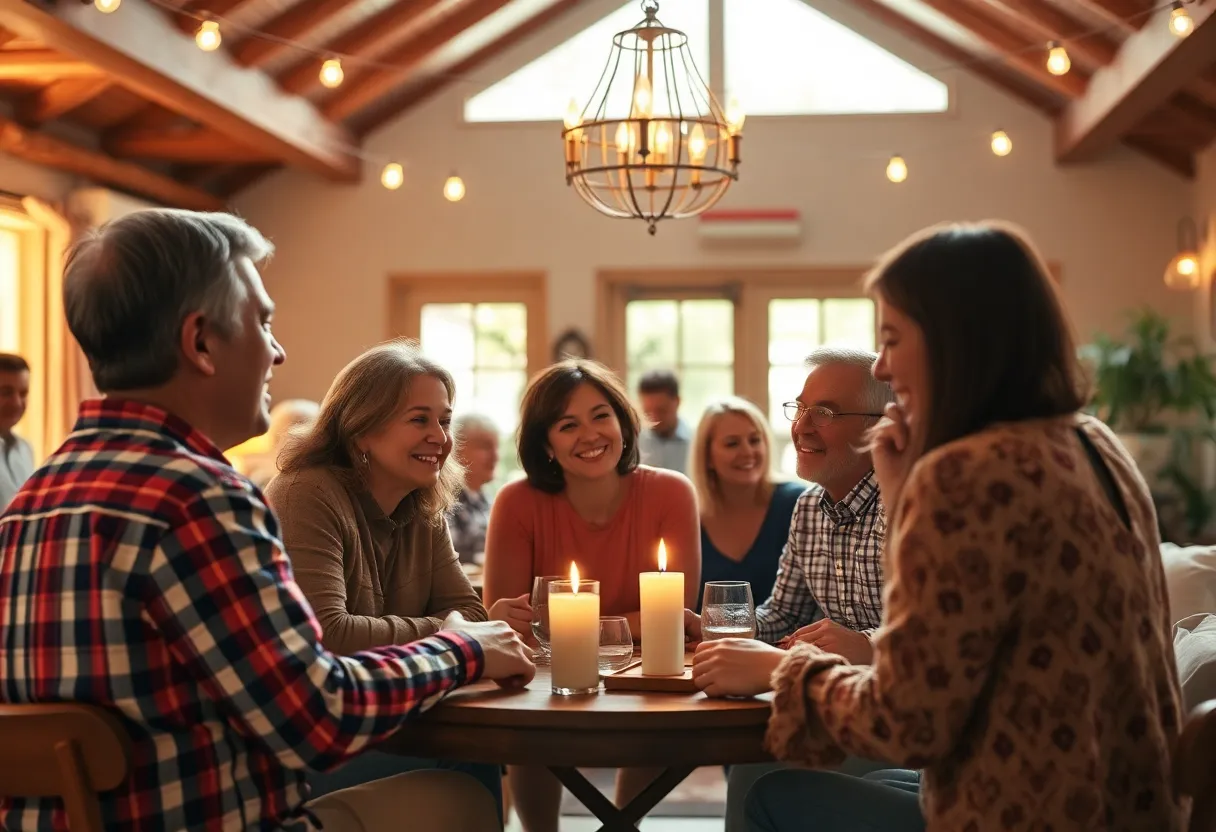 Community gathering in celebration of Anne Currie Kiskinis