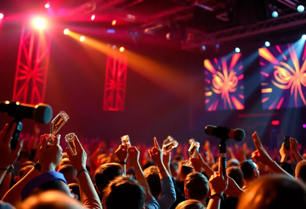 Celebration at the 2025 CMA Broadcast Awards ceremony